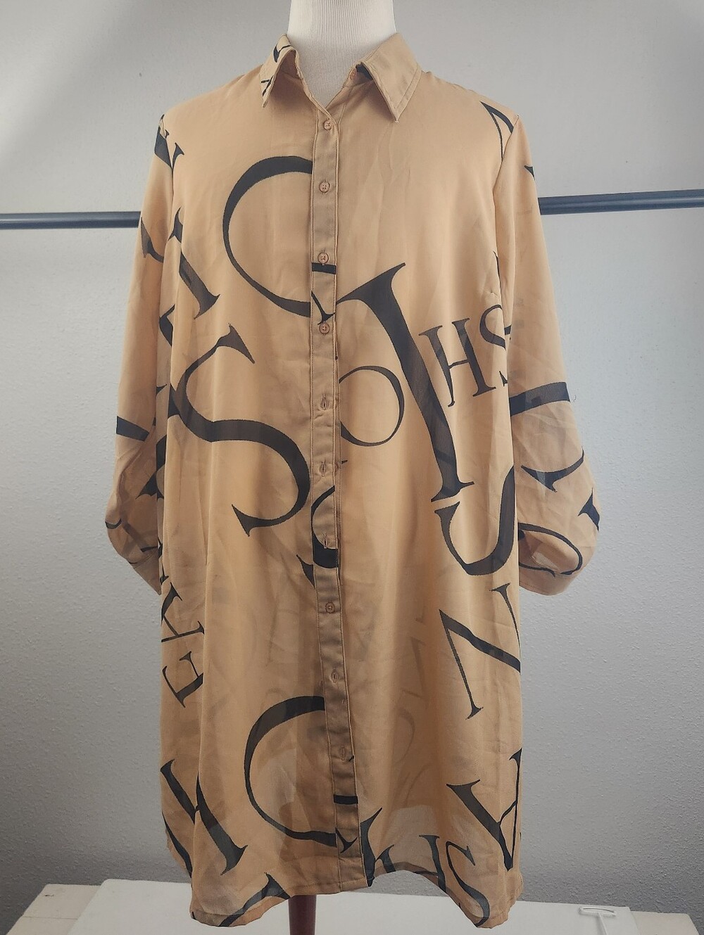 Live 4 Truth Tan Shirt with Black Graphic